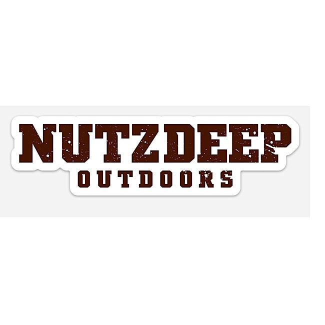 Nutz Deep Outdoors Sticker