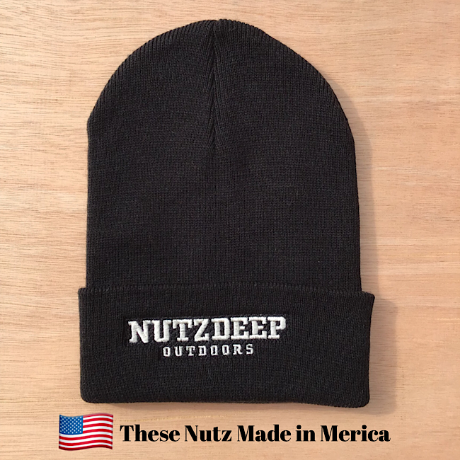 Nutz Deep Outdoors Beanie Black/Cream